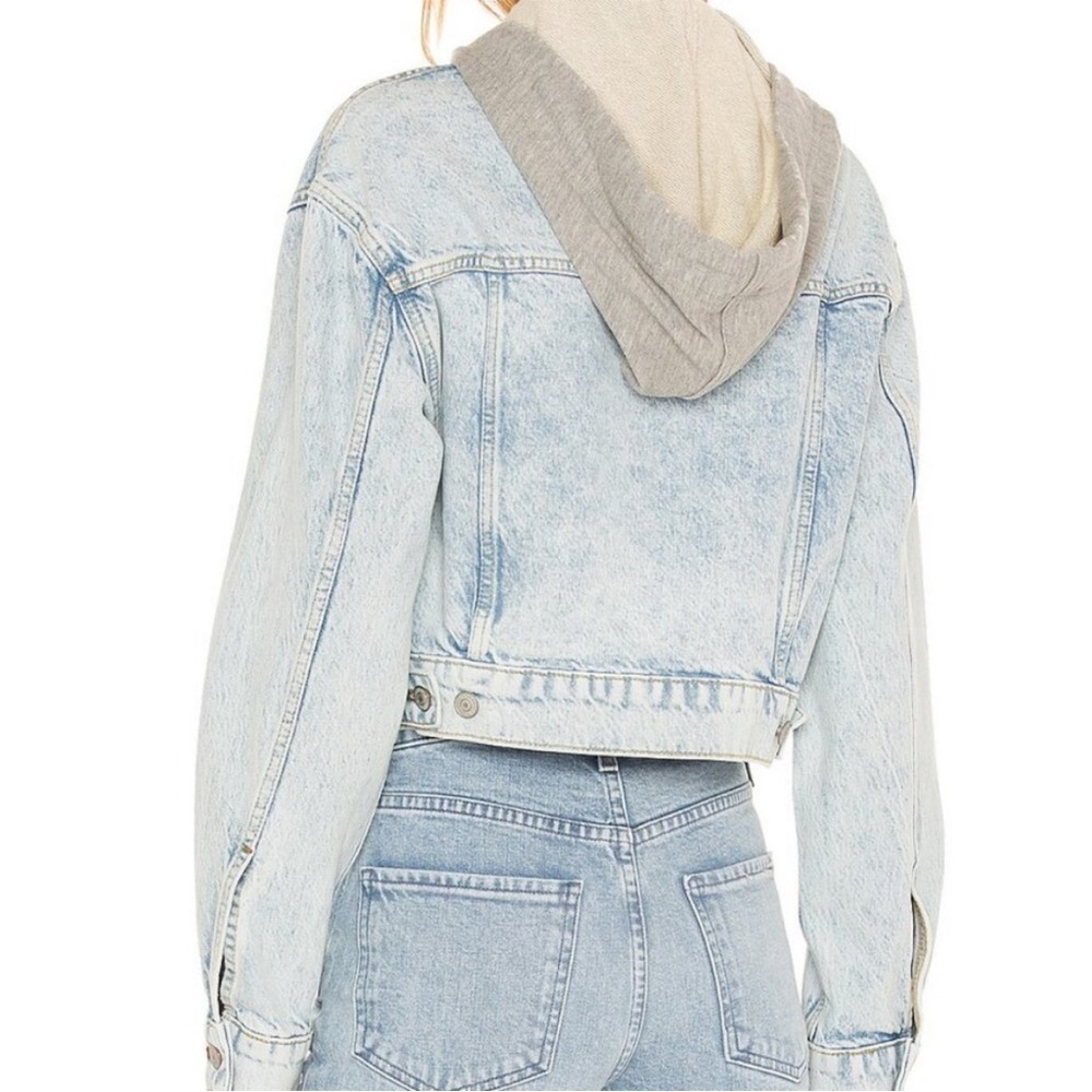 Free People Brando Denim Jacket in Malta Wash- Size XS - Picture 13 of 13